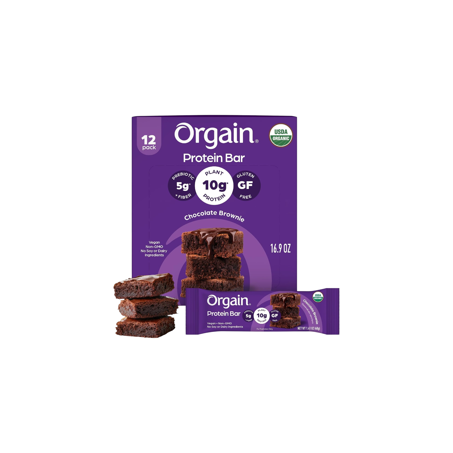 Organic Vegan Protein Bars by Clio
